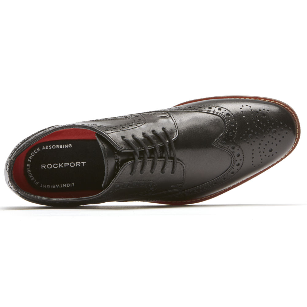 Rockport Snøre Sko Herre Svart - Style Purpose Wingtip - YBMN83457